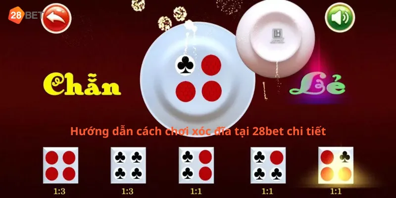 Hướng dẫn cách chơi xóc đĩa tại 28bet chi tiết